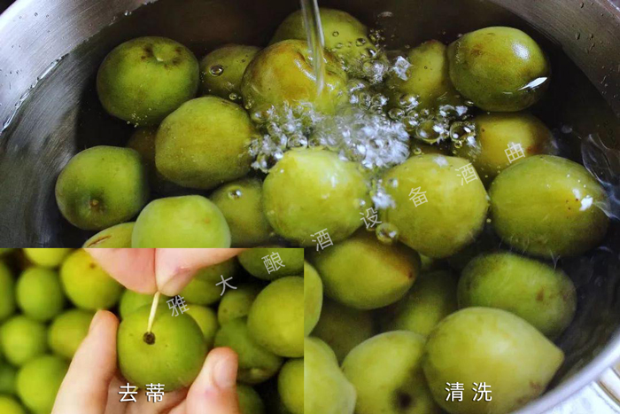 4.15青梅清洗、去蒂